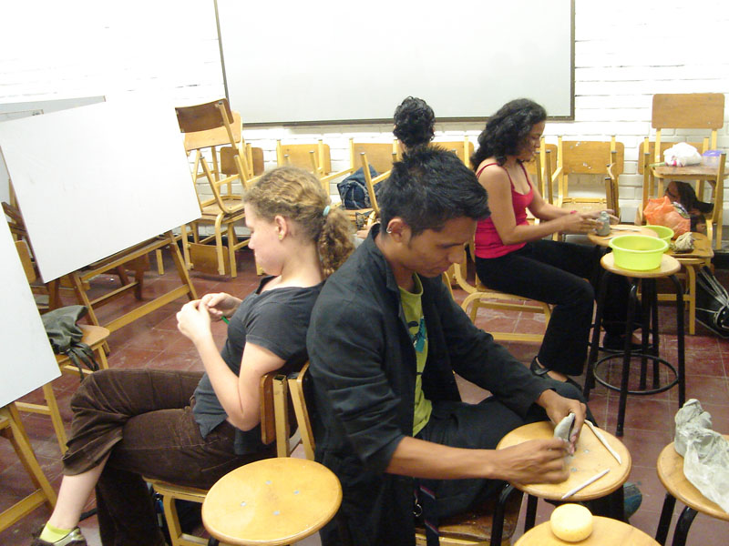 Estudiantes de Humanidades, Universidad del Valle, Cali, Valle del cauca